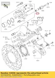 Ici, vous pouvez commander le manchon zr1000c7f auprès de Kawasaki , avec le numéro de pièce 420360050: