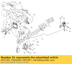Tutaj możesz zamówić po?? Czenie od Piaggio Group , z numerem części 647149: