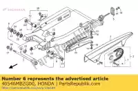 40546MBZG00, Honda, plaque, tendeur de chaîne honda cb 600 2002 2003 2004 2005 2006, Nouveau