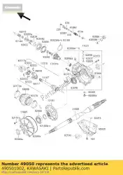 Tutaj możesz zamówić paj? K kaf450-b1 od Kawasaki , z numerem części 490501002: