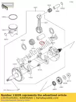 13035105401, Kawasaki, manivelle kawasaki kx  w b r l a d g c t e n monster energy j 85 ii kx80 kx100 sw lw kx85 big wheel kx85ii 80 100 , Nouveau