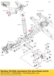 Qui puoi ordinare bullone, flangiato, 10x42 ex250k8f da Kawasaki , con numero parte 921531957: