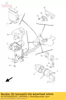 4XY8596A0000, Yamaha, Commutateur automatique de croisière assy yamaha xvz xvztf 1300 1999 2000 2001, Nouveau