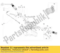 CM085401, Piaggio Group, (heng tong) pompa freno piaggio vespa lt lx primavera rp8m25310, rp8m25300, rp8m25411 rp8m82821, rp8m82100, rp8m82310, rp8m82122,  s sprint vespa s zip 100 125 150 2009 2011 2012 2014 2015 2016 2017 2018 2019 2020 2021 2022, Nuovo