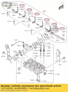 kawasaki 120160045 01 wahacz ramienia - Dół