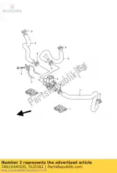 Here you can order the bracket comp,2n from Suzuki, with part number 1861044G00: