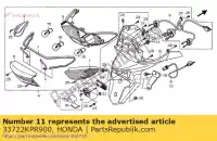 33722KPR900, Honda, base, éclairage de licence honda xl varadero v fes pantheon  sh i fes125 sh125 sh150 xl125v sh125s sh150s sh125r sh150r 125 150 , Nouveau