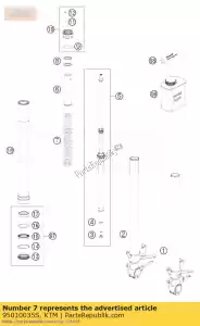 ktm 95010035S set lineare a molla d = 5,0 - Il fondo