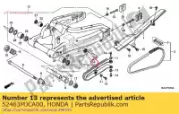 52463MJCA00, Honda, collare, cuscino biella honda  cbr 600 2013 2017 2018 2019, Nuovo