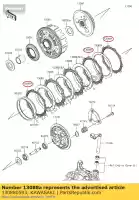 130880593, Kawasaki, 01 piastra-frizione kawasaki  400 2018 2019 2020 2021, Nuovo