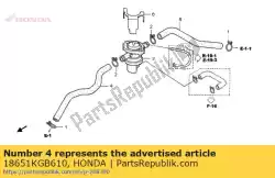 Here you can order the tube a,ai from Honda, with part number 18651KGB610: