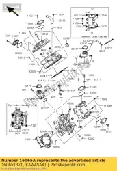 Qui puoi ordinare supporto-carburatore, rr da Kawasaki , con numero parte 160651371: