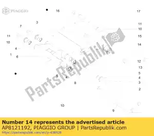 Piaggio Group AP8121192 sworze? obrotowy silnika - Dół