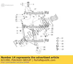 houder van Piaggio Group, met onderdeel nummer 621090, bestel je hier online: