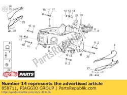 Aprilia 858711, Inserir, OEM: Aprilia 858711