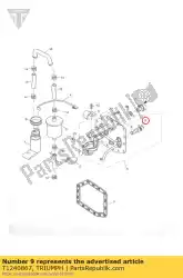 Aqui você pode pedir o conjunto de conector elétrico em Triumph , com o número da peça T1240867: