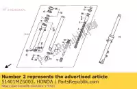 51401MZ6003, Honda, primavera, garfo fr honda ntv revere  ntv650 650 , Novo