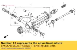 Qui puoi ordinare segno, attenzione agli pneumatici da Honda , con numero parte 87505MS9600: