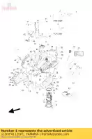 11DXF41120P1, Yamaha, zbiornik paliwa komp. yamaha xt 660 2011, Nowy