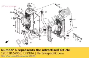 Honda 19033KZ4860 grille, radiator - Bottom side