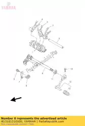 Aquí puede pedir conjunto de eje de cambio de Yamaha , con el número de pieza 4D3181010000: