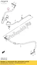 Here you can order the hose assy,rr br from Suzuki, with part number 6920026J00: