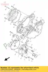 Aqui você pode pedir o tampa, cárter 3 em Yamaha , com o número da peça 1SM154310000: