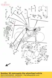 beschermer van Yamaha, met onderdeel nummer 2GC216520000, bestel je hier online: