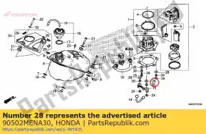 honda 90502MENA30 sluitring, conische veer brandstofpomp - Onderkant