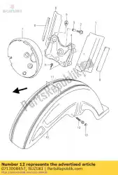 Here you can order the bolt from Suzuki, with part number 0713008457: