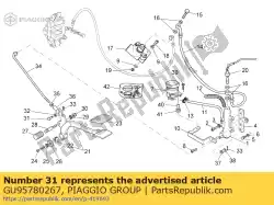 Here you can order the pin from Piaggio Group, with part number GU95780267: