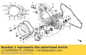 Honda 11330MENA70 cover assy., r. carter - La partie au fond