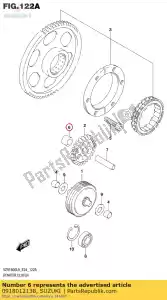 Suzuki 0918012138 spacer an400 / k7 - Dół