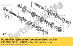 Honda 23421KYJ900 engrenage, m-2 - La partie au fond