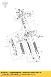 afdichtring van Triumph, met onderdeel nummer T2045045, bestel je hier online: