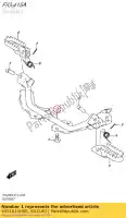 4351014H00, Suzuki, Bar comp, voorzijde suzuki  dr z 70 2012 2014 2015 2016 2017 2018, Nieuw