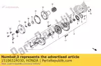 15106324030, Honda, couvercle, engrenage de pompe à huile honda nx 125 1989, Nouveau