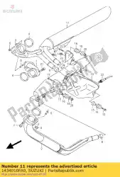 body comp, muf l van Suzuki, met onderdeel nummer 1434010FA0, bestel je hier online: