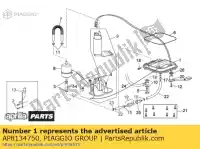 AP8134750, Piaggio Group, Fuel pump flange aprilia  normal and r rst rsv rsv tuono sl sl falco 1000 1998 1999 2000 2001 2002 2003 2004 2005 2006, New