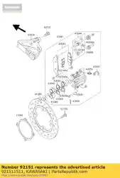 Here you can order the bolt,flanged,10x20 vn1500-j1 from Kawasaki, with part number 921511511: