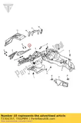 Here you can order the indicator mount, moulded from Triumph, with part number T2306357: