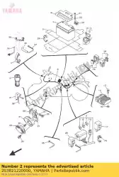 Here you can order the seat, battery from Yamaha, with part number 2S3821220000: