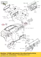 132800774, Kawasaki, 01 support, tasse kawasaki kaf1000 mule prodx eps diesel prodxt kaf820 profx 3 seater profxt le pro fxt 1000 820 , Nouveau