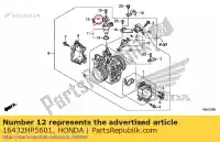 16432HP5601, Honda, placa, válvula de controle de ar ocioso honda  cbr trx 250 300 420 500 520 700 2010 2011 2012 2013 2017 2018 2019 2020, Novo