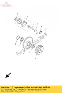 yamaha 90387168S200 halsband - Onderkant