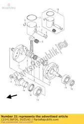 Ici, vous pouvez commander le piston d'anneau auprès de Suzuki , avec le numéro de pièce 1214136F00: