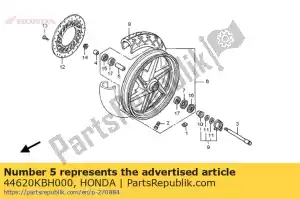 Honda 44620KBH000 collar, fr. distancia entre ruedas - Lado inferior