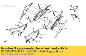 honda 83620KTYH50ZB zestaw ok?adek r. rr. (wl) * typ2 * (typ2) - Dół