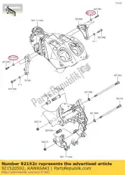 Aquí puede pedir collar, 8. 8x20x7 zx1400a6f de Kawasaki , con el número de pieza 921520502: