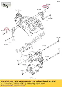 kawasaki 921520502 collar, 8.8x20x7 zx1400a6f - Lado inferior